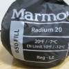 Спальник пуховой marmot radium 20 long .  новый.  вес 1, 23 кг